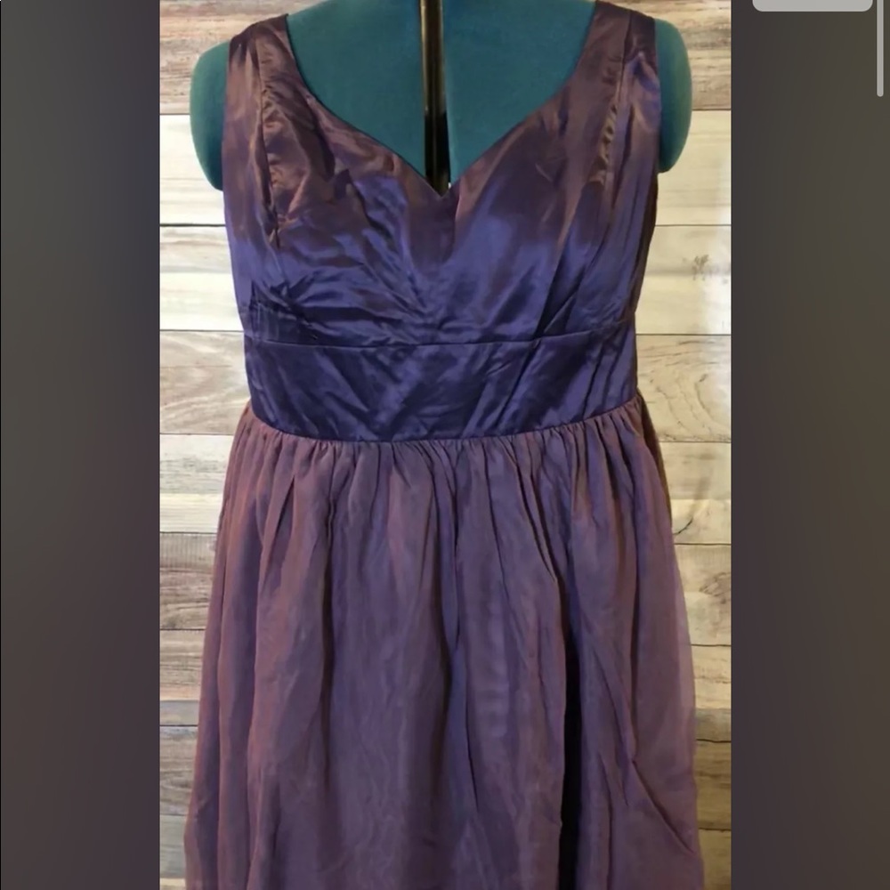 NWOT Light Grey size 8 and Purple size 10 Midi Dresses